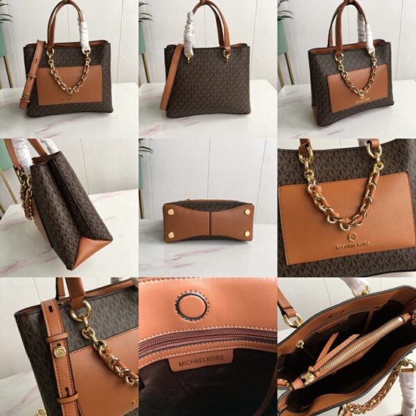 MICHAELL KORSS CARMEN SATCHEL BAG - Image 4