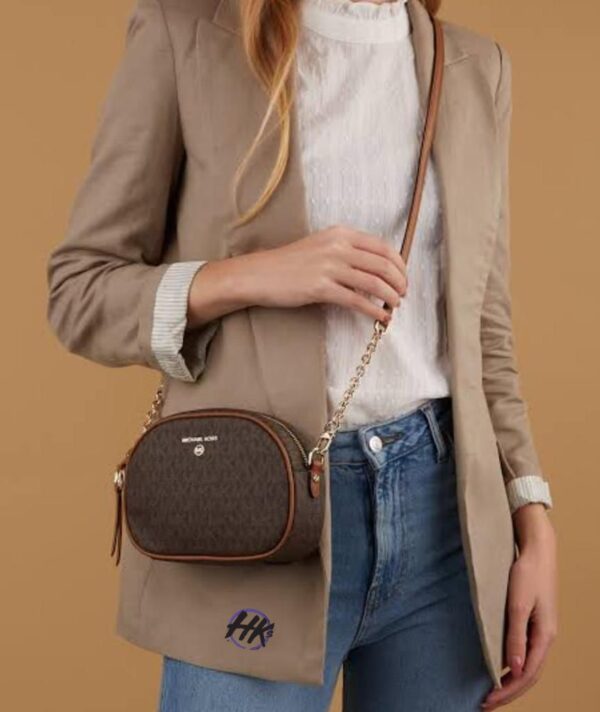 Michaell Kors Jet Set Charm Small Camera Crossbody Purse Bag Handbag - Image 2