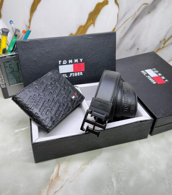 TommyY Hilfgerr pressing belt & wallet