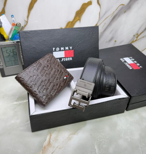 TommyY Hilfgerr pressing belt & wallet - Image 6
