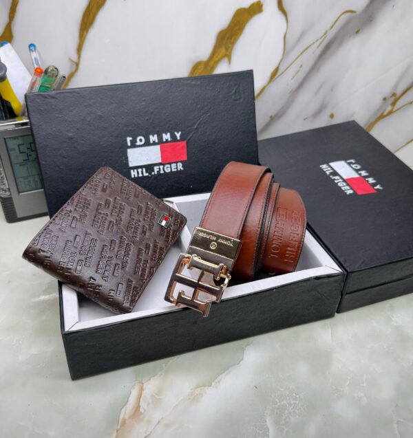 TommyY Hilfgerr pressing belt & wallet - Image 9