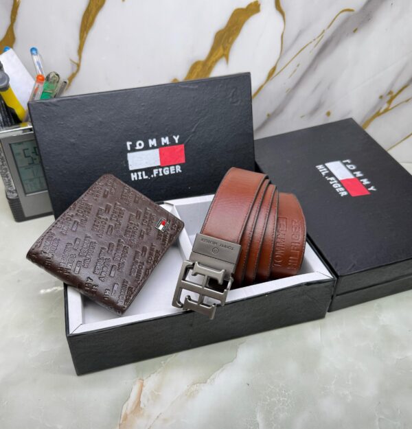 TommyY Hilfgerr pressing belt & wallet - Image 10