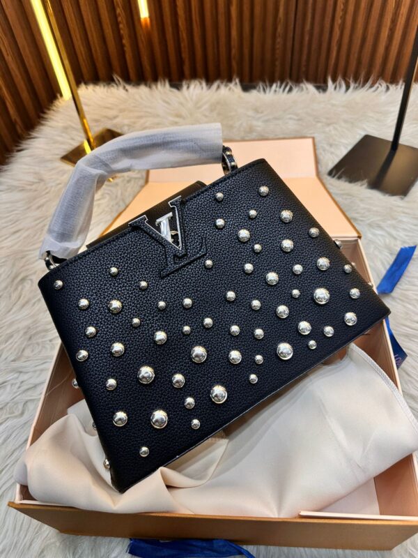 LOUISS VUITTONN YK Capucines MM Hand Bag - Image 2
