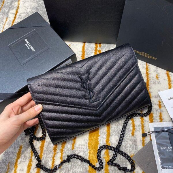 SAINTT LAURENT YSLL CHAIN ENVELOPE BAG - Image 3