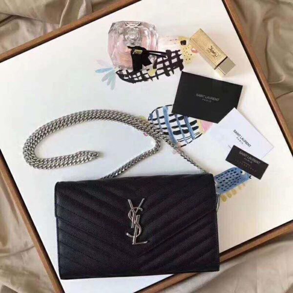 SAINTT LAURENT YSLL CHAIN ENVELOPE BAG - Image 6