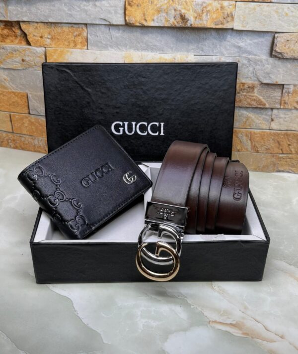 GUCCII pressing belt & wallet