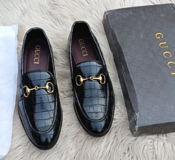 Guccii croco loafers - Image 3