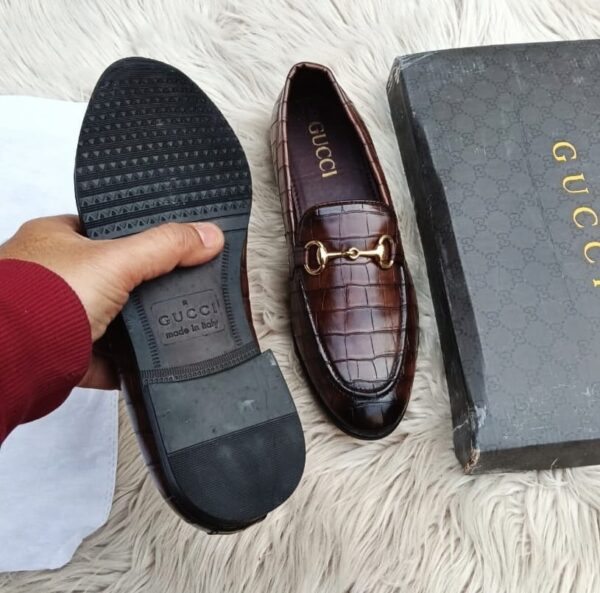 Guccii croco loafers - Image 2