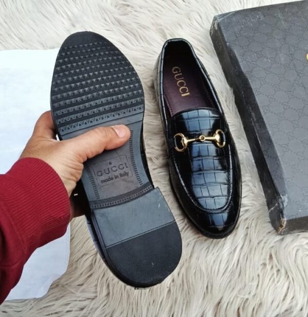 Guccii croco loafers - Image 4
