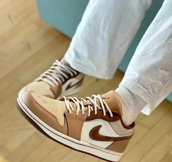 Air Jordann 1 Low SE Hemp Light British Tan Brown - Image 2