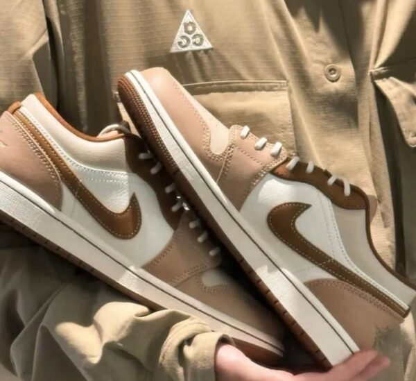 Air Jordann 1 Low SE Hemp Light British Tan Brown