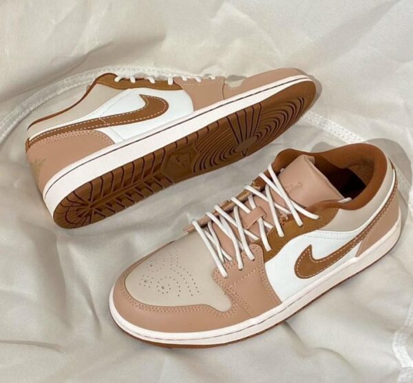 Air Jordann 1 Low SE Hemp Light British Tan Brown - Image 3