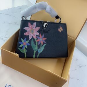 LOUISS VUITTON CAPPUCCINO LEATHER BAG