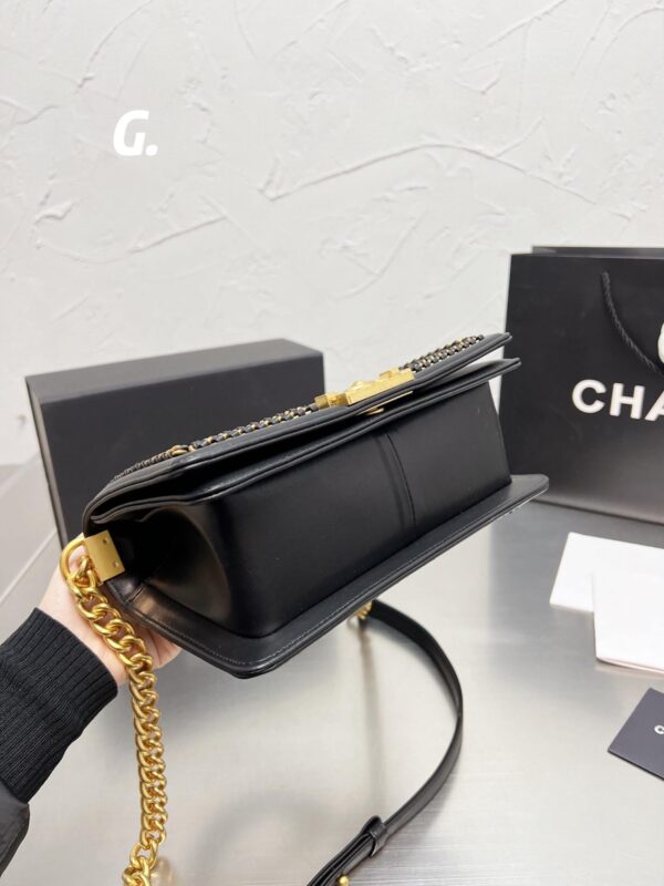CHANELL LE BOY PYTHON SIDE CHAIN SLING BAG - Image 3