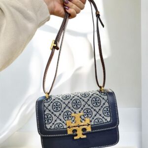 TORYY BURCH T MONOGRAM CANVAS BAG