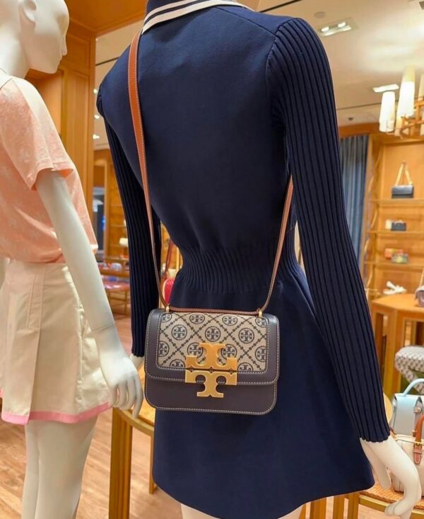 TORYY BURCH T MONOGRAM CANVAS BAG - Image 2