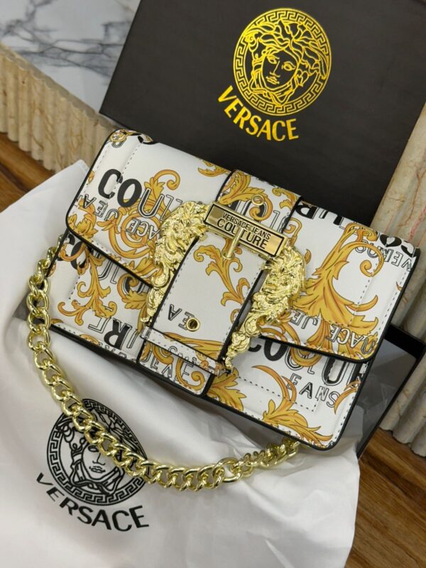 VERSACEE JEANS COUTURE PLAQUE HANDBAG CUM SLING