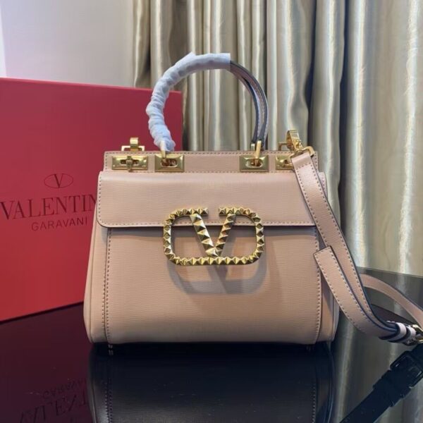 VALENTINOO GARAVANI ROCKSTUD ALCOVE HANDBAG - Image 4