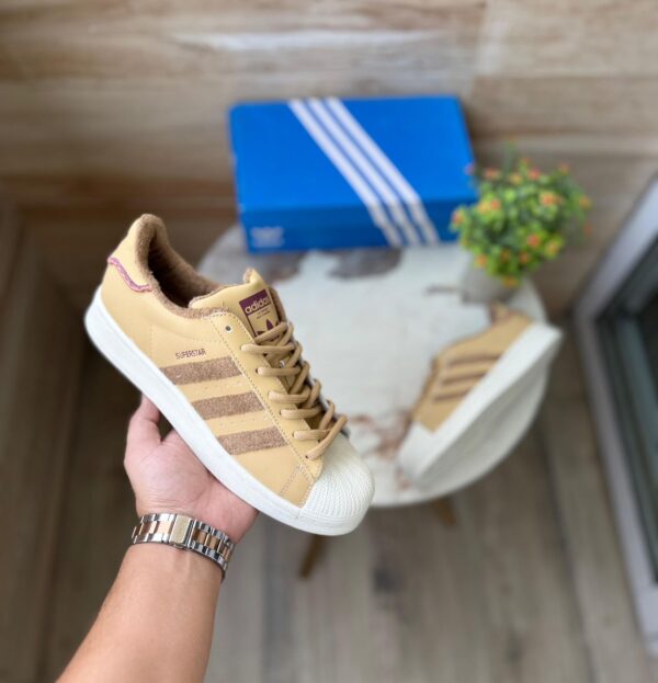 ADIDASS SUPERSTAR BROWN BEIGE - Image 4