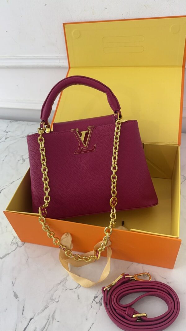 LOUISS VUITTON BB CAPUCINES SMALL HANDBAG - Image 2