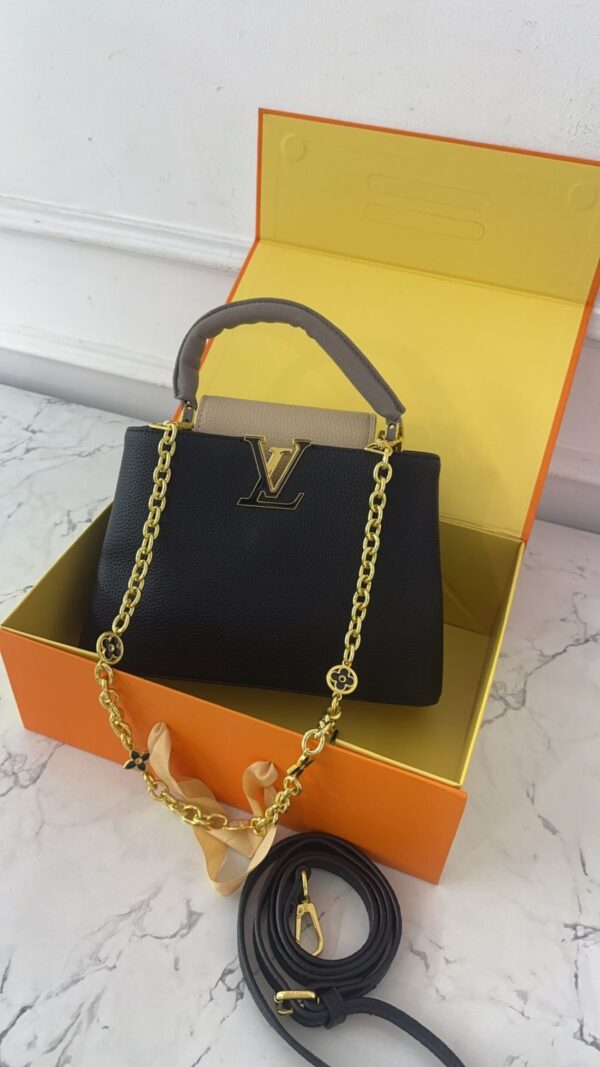 LOUISS VUITTON BB CAPUCINES SMALL HANDBAG - Image 3