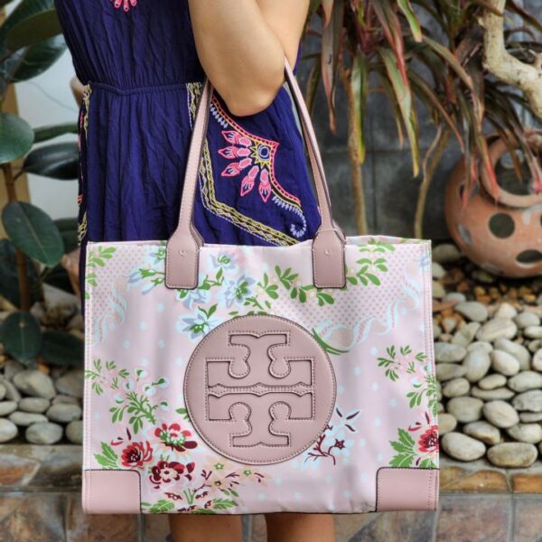 TORYY BURCH ELLA CANVAS PRINTED TOTE BAG - Image 2