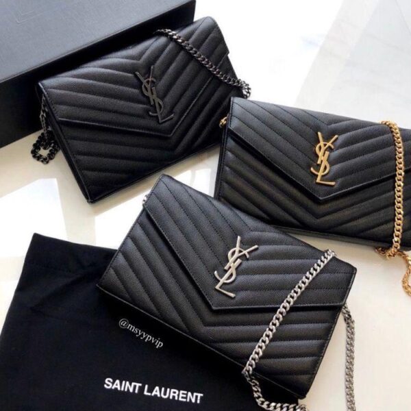 YSLL CASSANDRA EMBOSSED LEATHER SLING BAG - Image 3