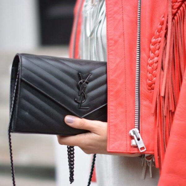 YSLL CASSANDRA EMBOSSED LEATHER SLING BAG - Image 5