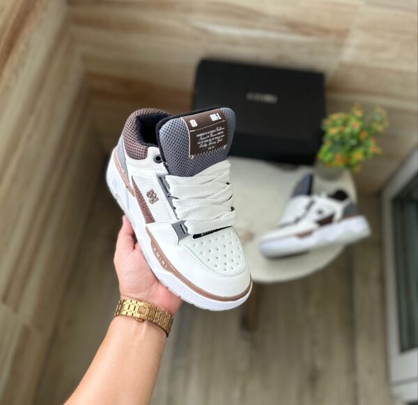 AMIRII LEGACY SNEAKERS WHITE BROWN - Image 2