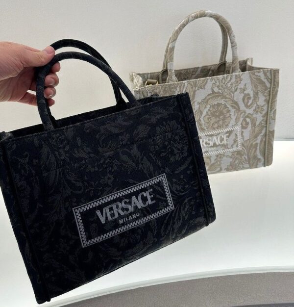 VERSACEE MILANO BAROCCO ATHENA TOTE BAG - Image 4
