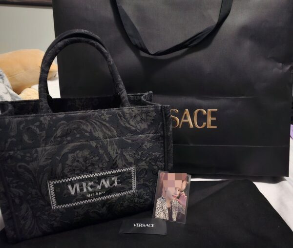 VERSACEE MILANO BAROCCO ATHENA TOTE BAG - Image 7