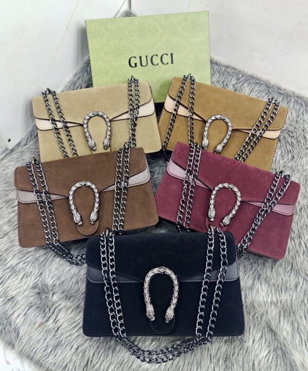 GUCCII VELVET DIONYSUS SHOULDER SLING BAG - Image 5