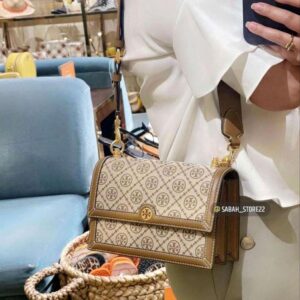 Tory Burchh T Monogram Jaquard Bag