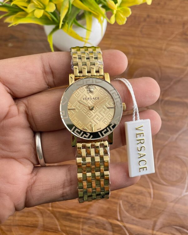 VERSACEE GRECA GLASS BRACELET WATCH - Image 2