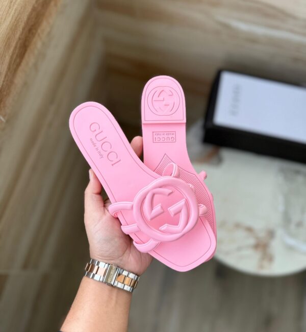 GUCCII-rubber flats 