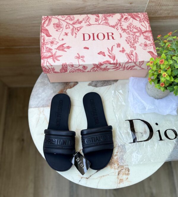 DIORR-leather upper flats 