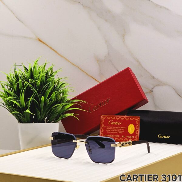 CARTIERR RIMLESS NEW - SIDE WOODEN FINISH - Image 4
