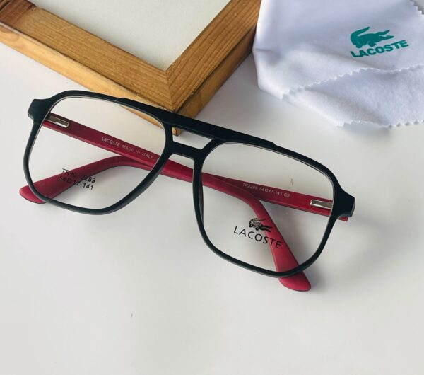 LACOSTEE TRANSPARENT LENS