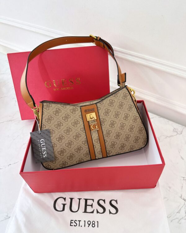 GUESSS ELITE LOGO SHOULDER BAG - Image 5