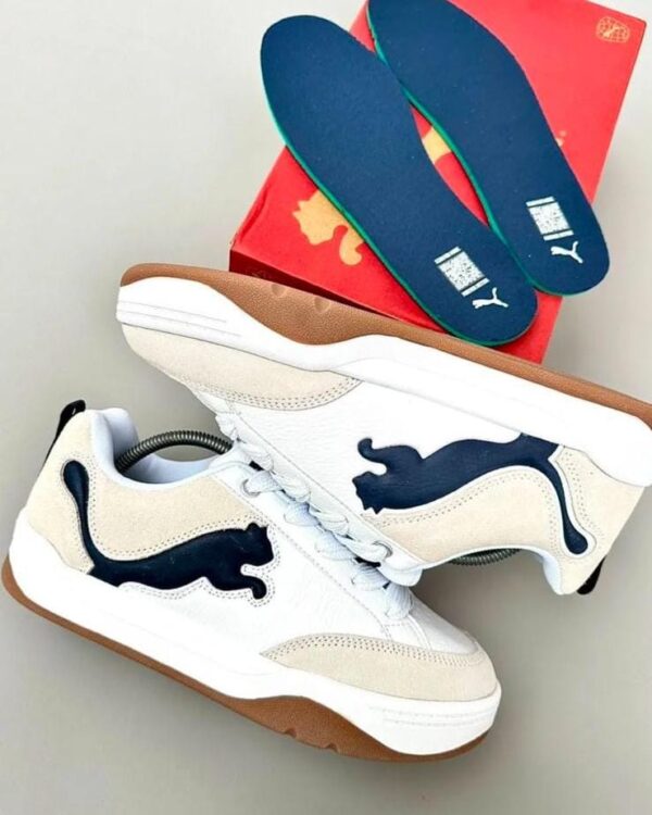 PUMAA PARK LIFESTYLE WHITE NAVY - Image 2