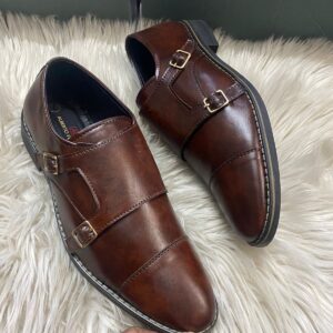 ALBERTOO FERMANII Buckle Monk Strap Moccasins