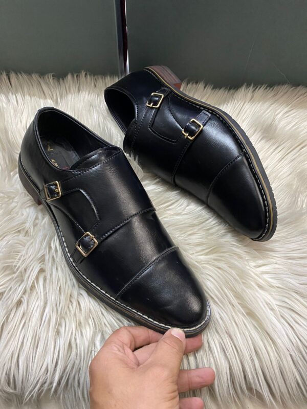 ALBERTOO FERMANII Buckle Monk Strap Moccasins - Image 3