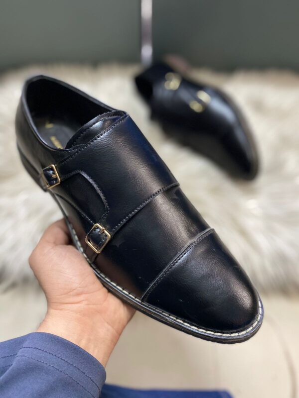 ALBERTOO FERMANII Buckle Monk Strap Moccasins - Image 2