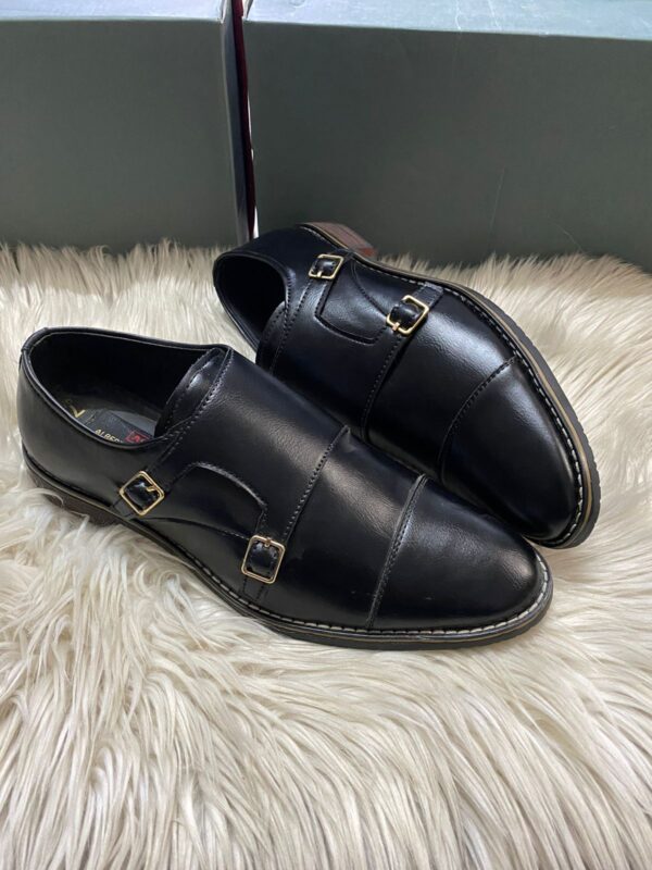 ALBERTOO FERMANII Buckle Monk Strap Moccasins - Image 5