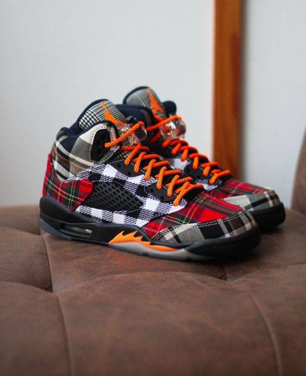 Nikee Air jordan 5 Plaid - Image 3