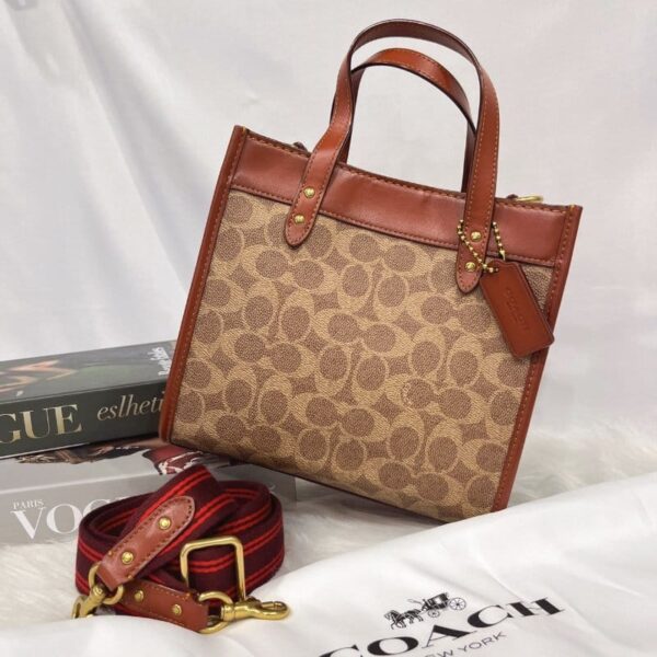 COACHH FIELD SIGNATURE MONOGRAM TOTE BAG - Image 3