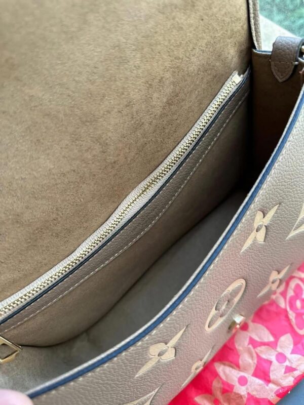 LOUISS VUITTIN DIANE MONOGRAM EMPREINTE SHOULDER BAG - Image 9