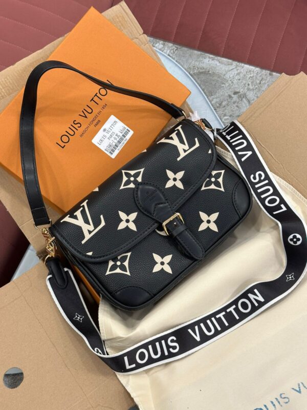 LOUISS VUITTIN DIANE MONOGRAM EMPREINTE SHOULDER BAG