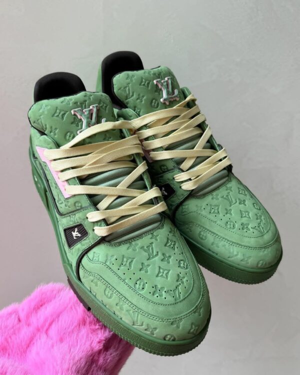 Louiss Vuittonn By Tyler The Creator 2024 LV Trainer Green - Image 4