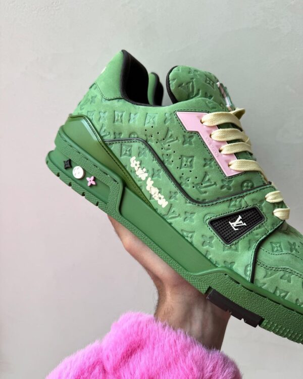 Louiss Vuittonn By Tyler The Creator 2024 LV Trainer Green - Image 3